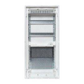 Щит комбинированный встраив. Nova 2 DIN-рейки + 2 монтаж. платы 4 габарит IP41 с метал. перфорированной дверью EKF nv-cb-pmd-2+2