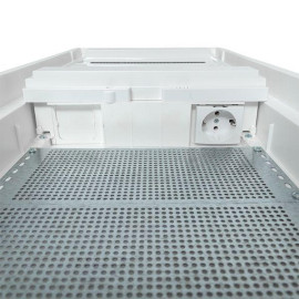 Щит комбинированный встраив. Nova 2 DIN-рейки + 3 монтаж. платы 5 габарит IP41 с метал. перфорированной дверью EKF nv-cb-pmd-2+3