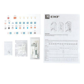 Щит комбинированный встраив. Nova 3 DIN-рейки + 1 монтаж. плата 5 габарит IP41 с метал. перфорированной дверью EKF Proxima nv-cb-pmd-3+1