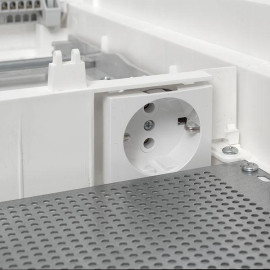 Основание комбинированного щита Nova 2 DIN-рейки + 3 монтаж. платы 5 габарит IP41 PROxima EKF nv-cbase-2+3