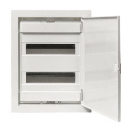 Щит силовой встраив. Nova 24мод. IP41 с пластик. дверью PROxima EKF nv-pb-pd-2