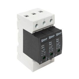 Ограничитель перенапряжения имп. ОПВ-В/3P In 30кА 400В EKF opv-b3