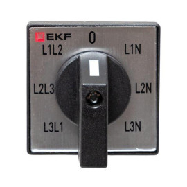 Переключатель кулачковый ПК-1-64 10А для вольтметра EKF pk-1-64-10