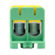 Клемма силовая вводная двойн. КСВ 16-95кв.мм желт./зел. EKF plc-kvs2-16-95-y-green