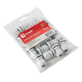 Сальник PG13.5 d6-12мм (d отверст. 21мм) IP54 PROxima EKF plc-pg-13.5-r