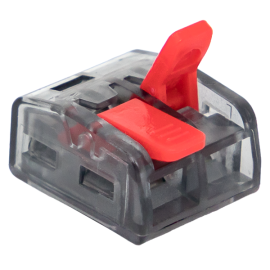 Клемма строительно-монтажная СМК 221-412 2-проводная 0.2-4кв.мм (уп.100шт) PROxima EKF plc-smk-221-412