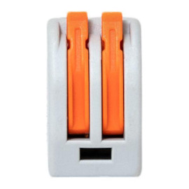 Клемма строительно-монтажная СМК 222-412 2-проводная 0.08-2.5кв.мм с рычагом (уп.100шт) PROxima EKF plc-smk-412