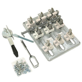 Разъединитель-предохранитель РПС-1 100А левый привод без ППН Basic EKF rps-r-100l