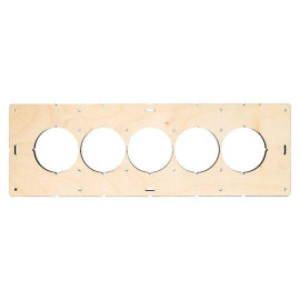 Шаблон для подрозетников c 5 отв. d68мм Expert EKF sh-d68-5