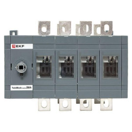 Рубильник 4п 250А реверсивный без рукоятки управления TwinBlock EKF tb-s-250-4p-rev