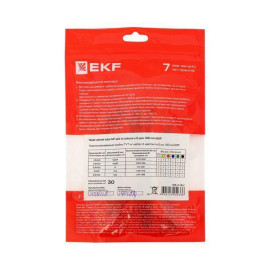 Набор трубок термоусадочных ТУТ 1/0.5; 1.5/0.75; 2/1; 2.5/1.25; 3/1.5 (6 цветов по 5шт 100мм) PROxima EKF tut-n-2-r