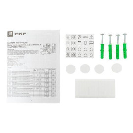 Щит распределительный навесной Unix 2х18мод. IP41 прозр. дверь PROxima EKF ux-2x18-n