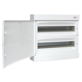 Щит распределительный навесной Unix 2х18мод. IP41 бел. дверь PROxima EKF ux-2x18-nw