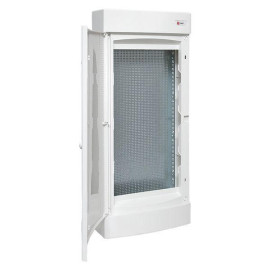 Щит слаботочный навесной Unix 4 габарит IP41 бел. дверь PROxima EKF ux-4m-nw