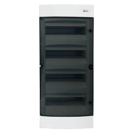 Щит распределительный навесной Unix 4х12мод. IP41 прозр. дверь PROxima EKF ux-4x12-n
