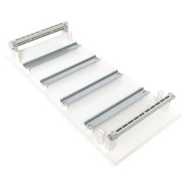 Щит распределительный навесной Unix 4х12мод. IP41 бел. дверь PROxima EKF ux-4x12-nw