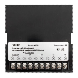 Вольтметр цифровой VD-963 на панель 96х96 трехфазный EKF vd-963