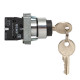 Переключатель BG21 2P с замком (не возврат.) NO EKF xb2-bg21