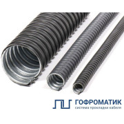 Металлорукав в ПВХ изоляции МРПИ НГ 38 d38мм без протяжки (уп.20м) ГОФРОМАТИК zeta42216