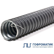 Металлорукав в ПВХ изоляции МРПИ НГ-25 d25мм с протяжкой (уп.50м) ГОФРОМАТИК zeta44407